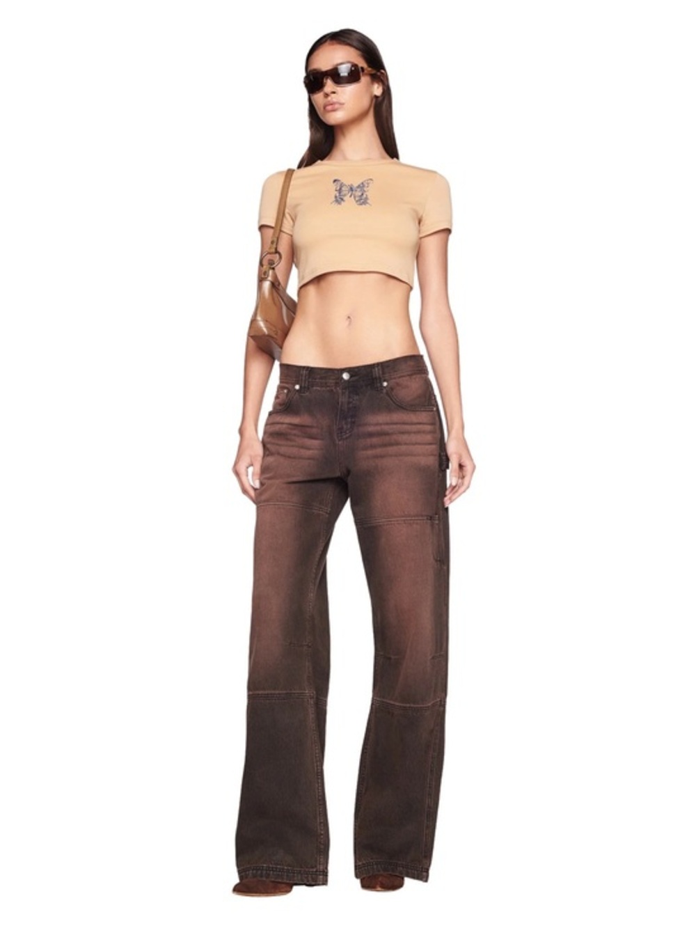 I.AM.GIA Jean Misty Wide Leg in Brown size 33